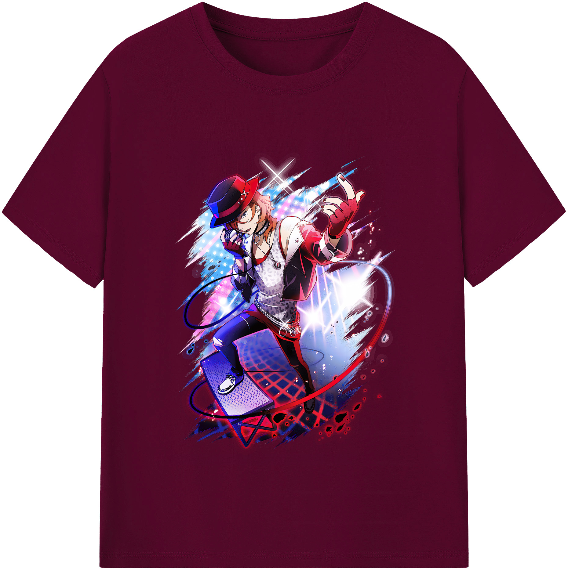 （画像用） 文豪ストレイドッグス Bungo Stray Dogs レディースカジュアルプリントTシャツ（綿100％）